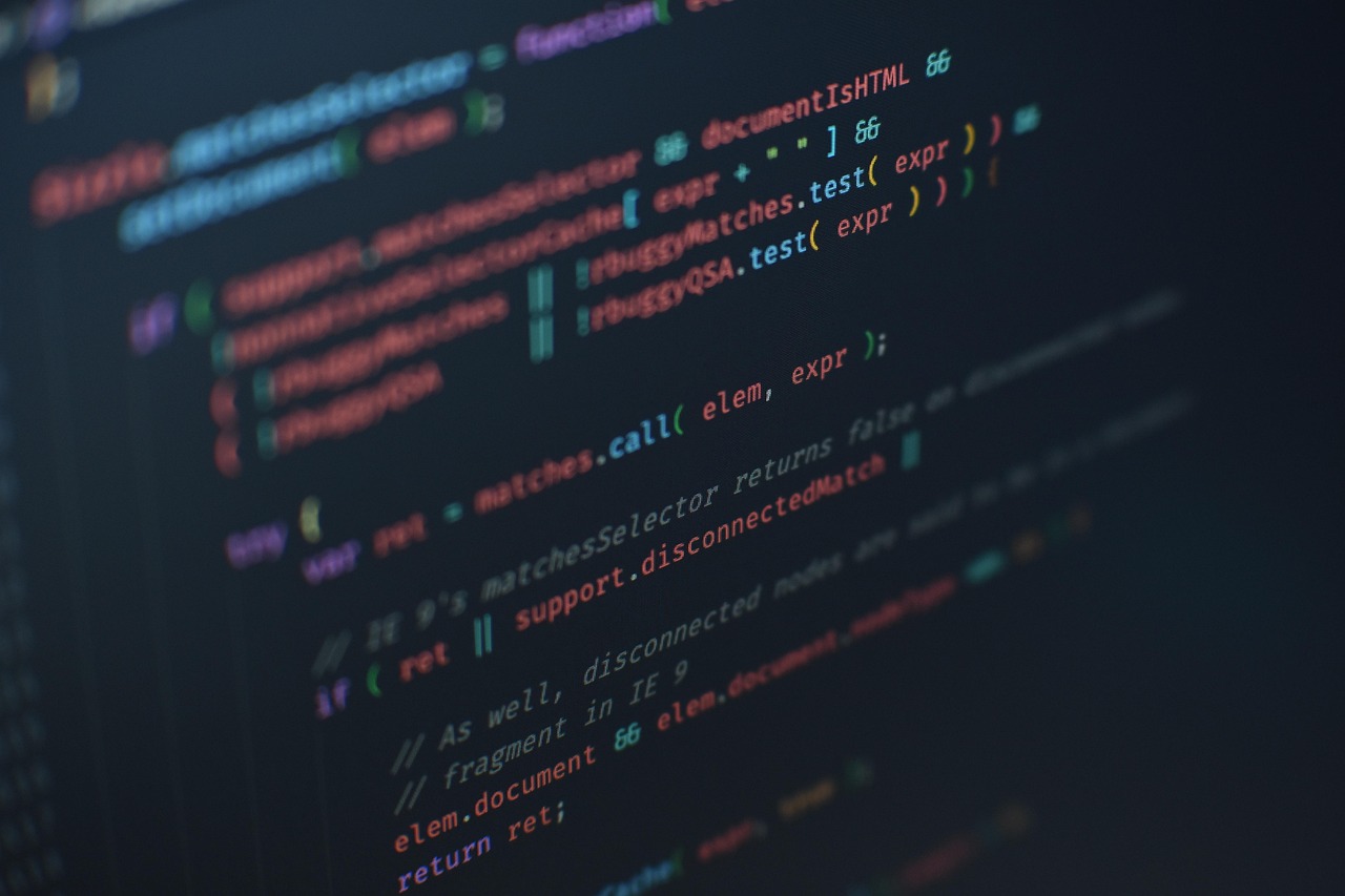 computer code screen