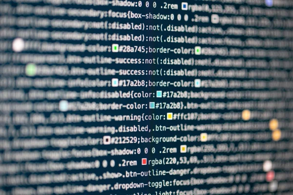 computer screen code