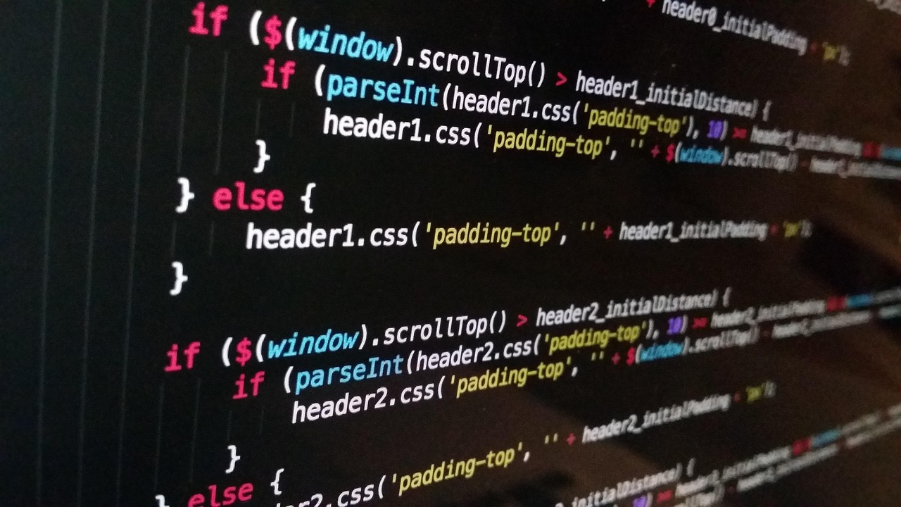 computer screen code