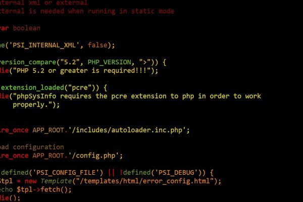 computer screen code