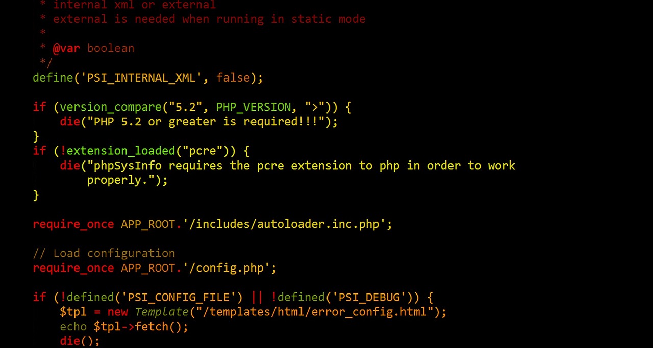 computer screen code