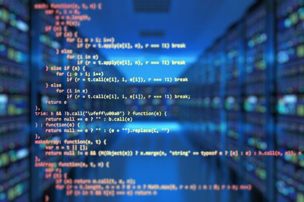 computer screen code
