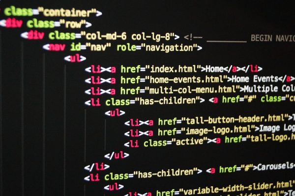 computer screen code