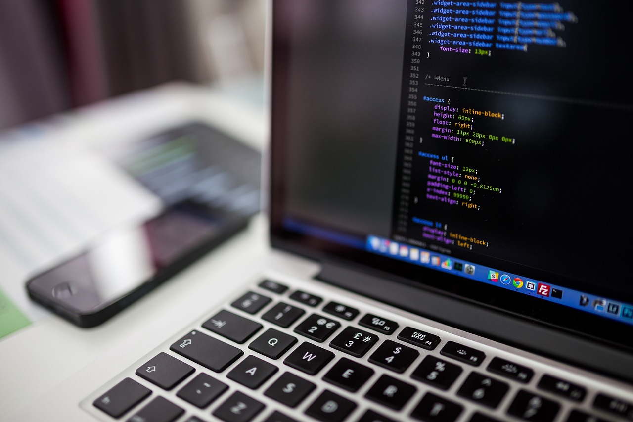 computer screen code