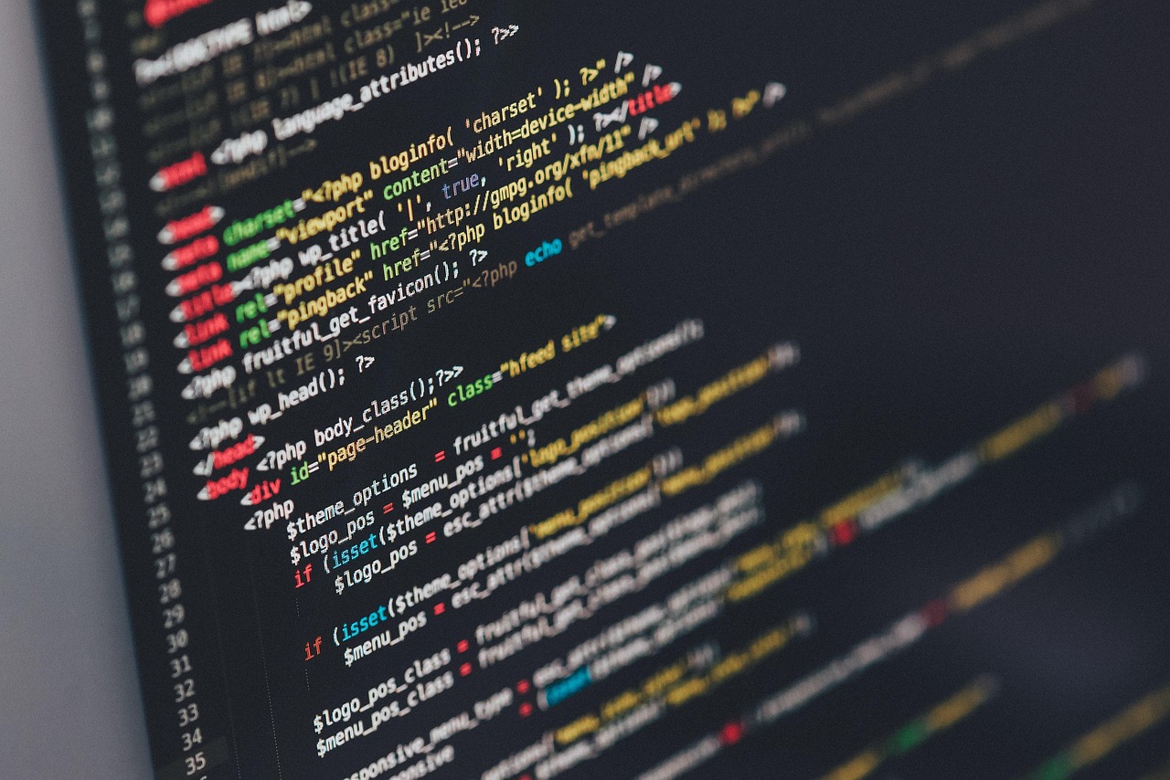 computer screen code