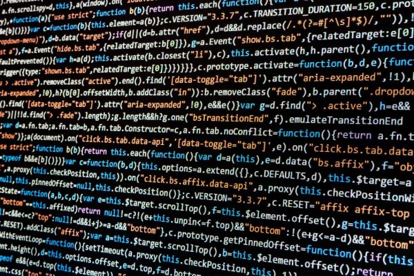 computer screen code
