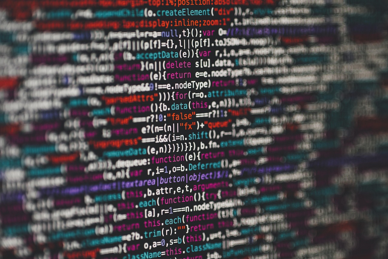 computer screen code