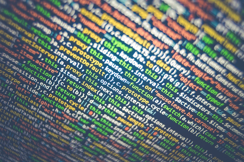 computer screen code