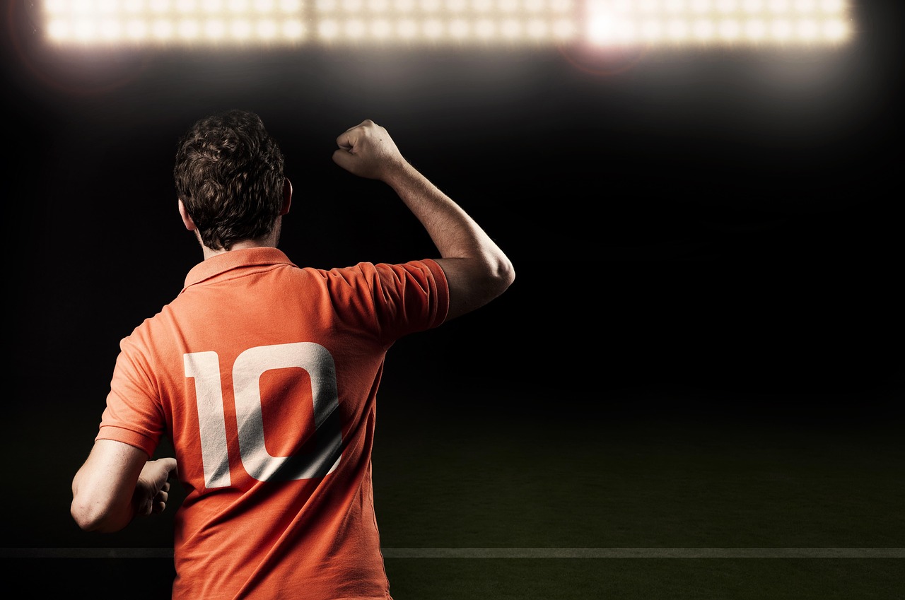 soccer stadium celebration