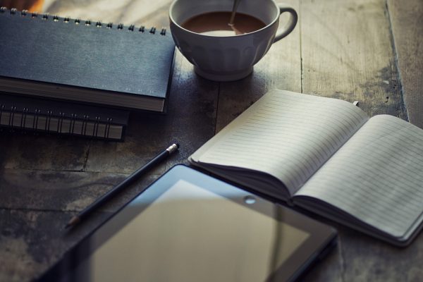 writing desk notebook