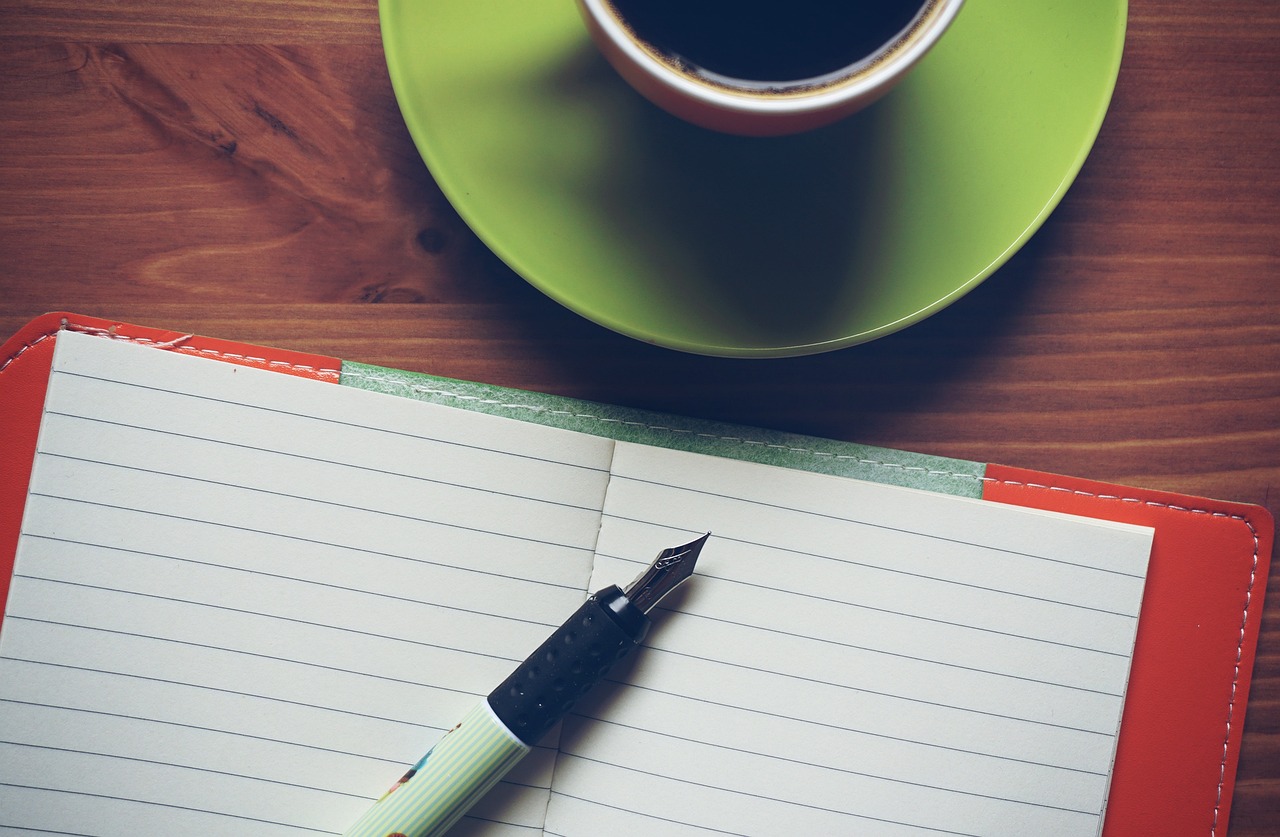 writing desk notebook