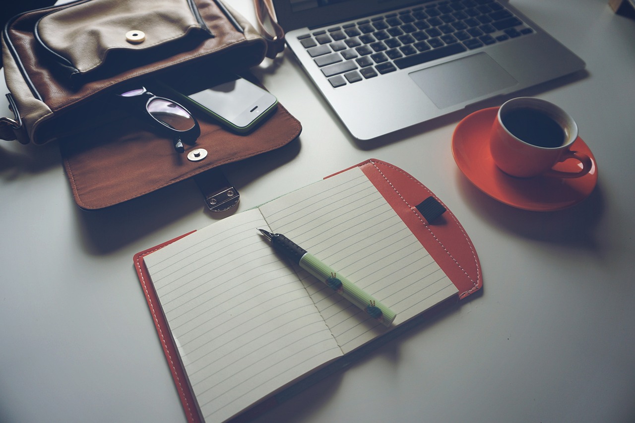 writing desk notebook